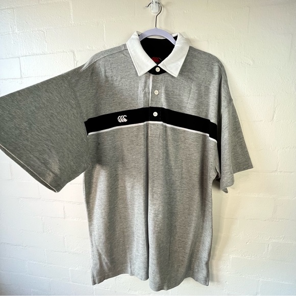 NWT Canterbury of New Zealand Jersey sz XL 100% Cotton Polo stripes Men’s Unisex - Picture 5 of 12